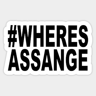 #Wheresassange Sticker